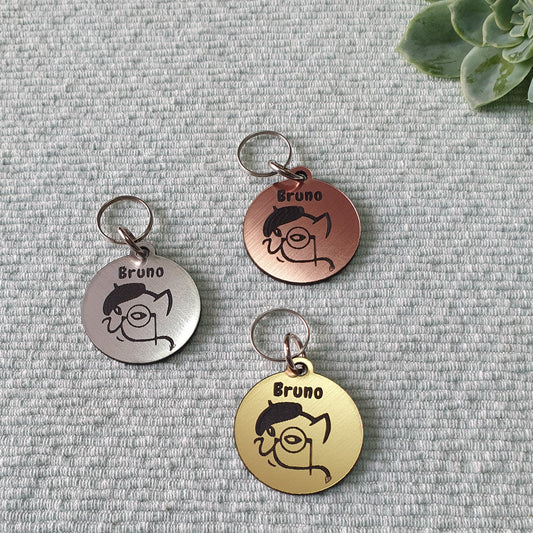 π₯50% OFF Sale: Custom Pet Tag: #D4