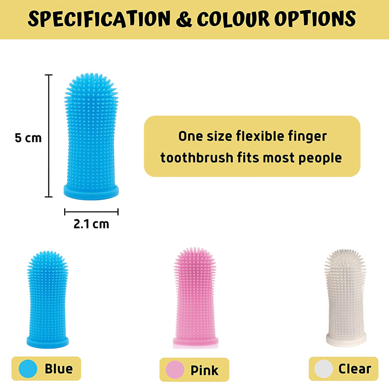🔥50% OFF Sale: Dog Finger Toothbrush