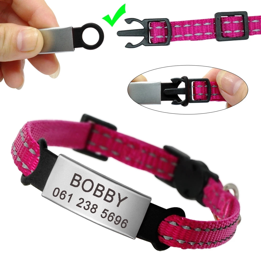 Pet collar tags best sale